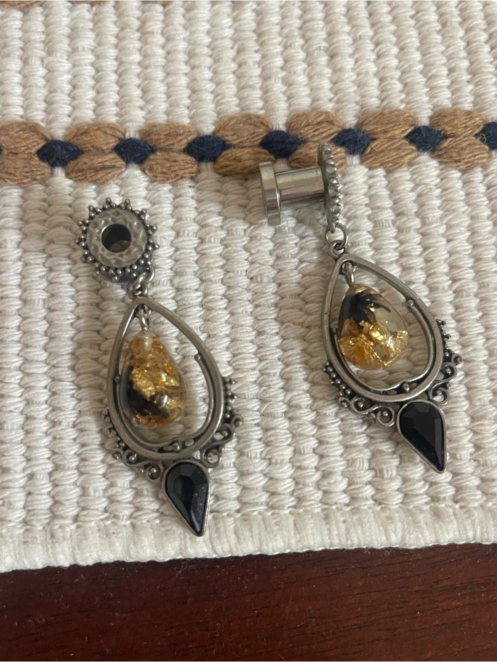 6mm stainless steel gauges with dangles